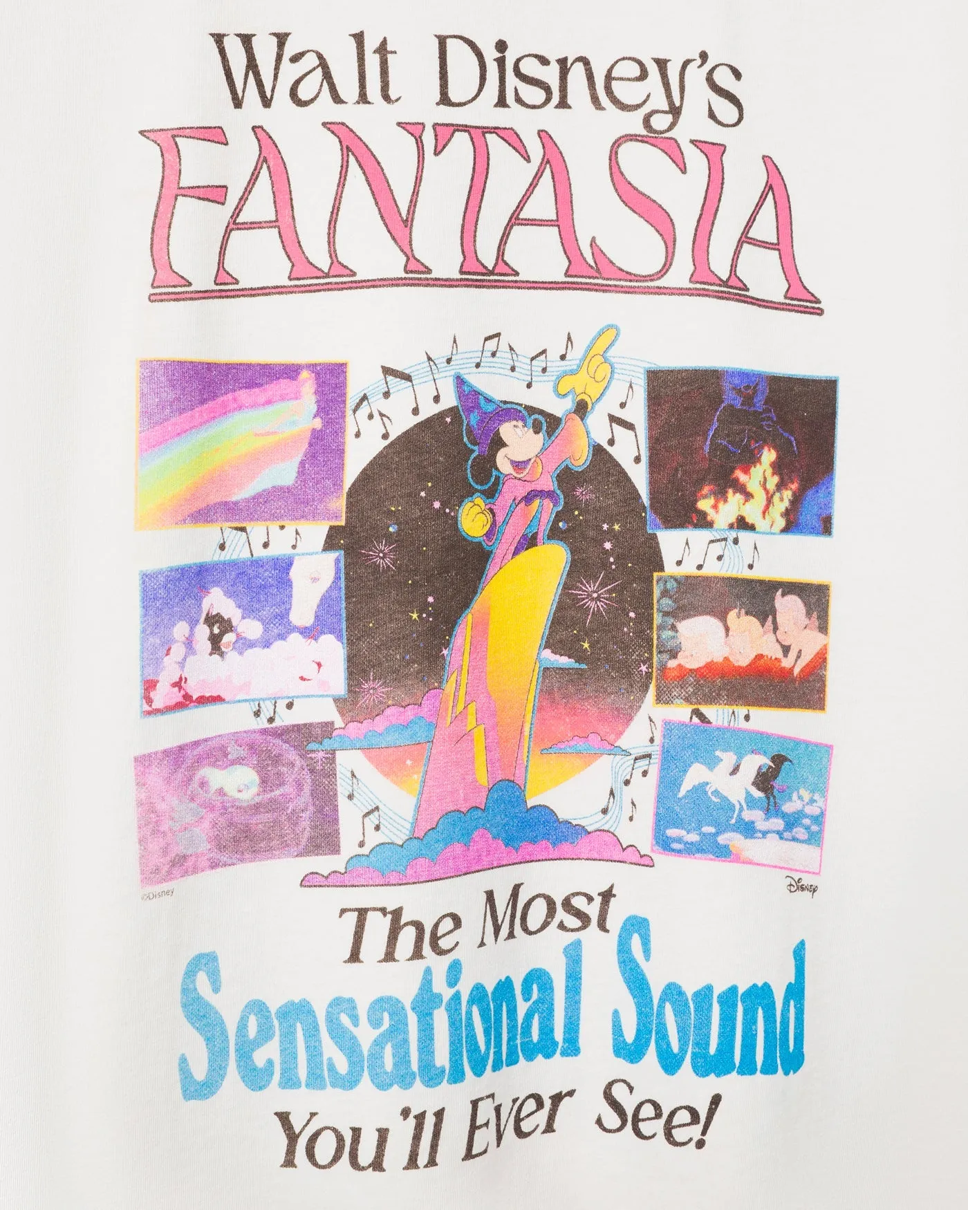 Walt Disney's Fantasia Vintage Tee sold by Junk Food Clothing product image thumbnail 4