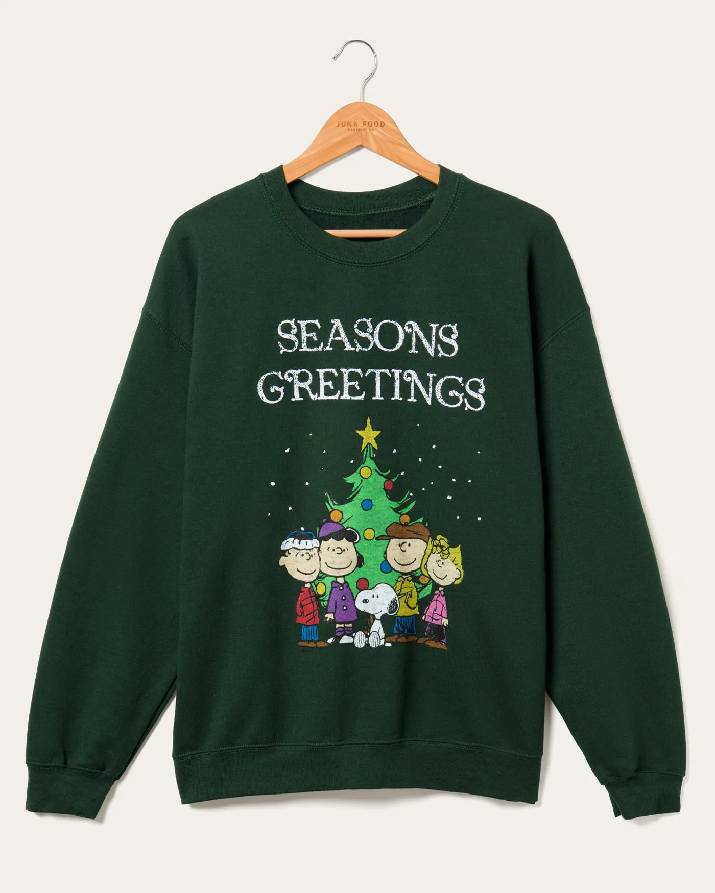 Seasons Greetings Flea Market Fleece sold by Junk Food Clothing