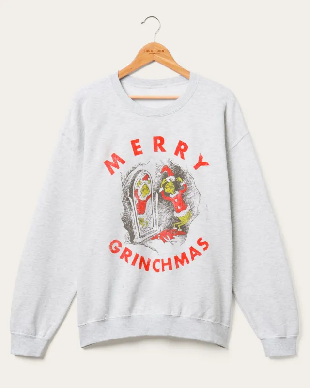 Merry Grinchmas Flea Market Fleece sold by Junk Food Clothing