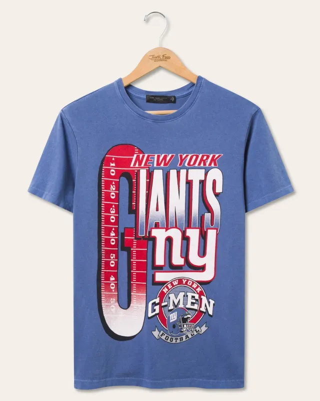 New York Giants G-Men Vintage Tee sold by Junk Food Clothing