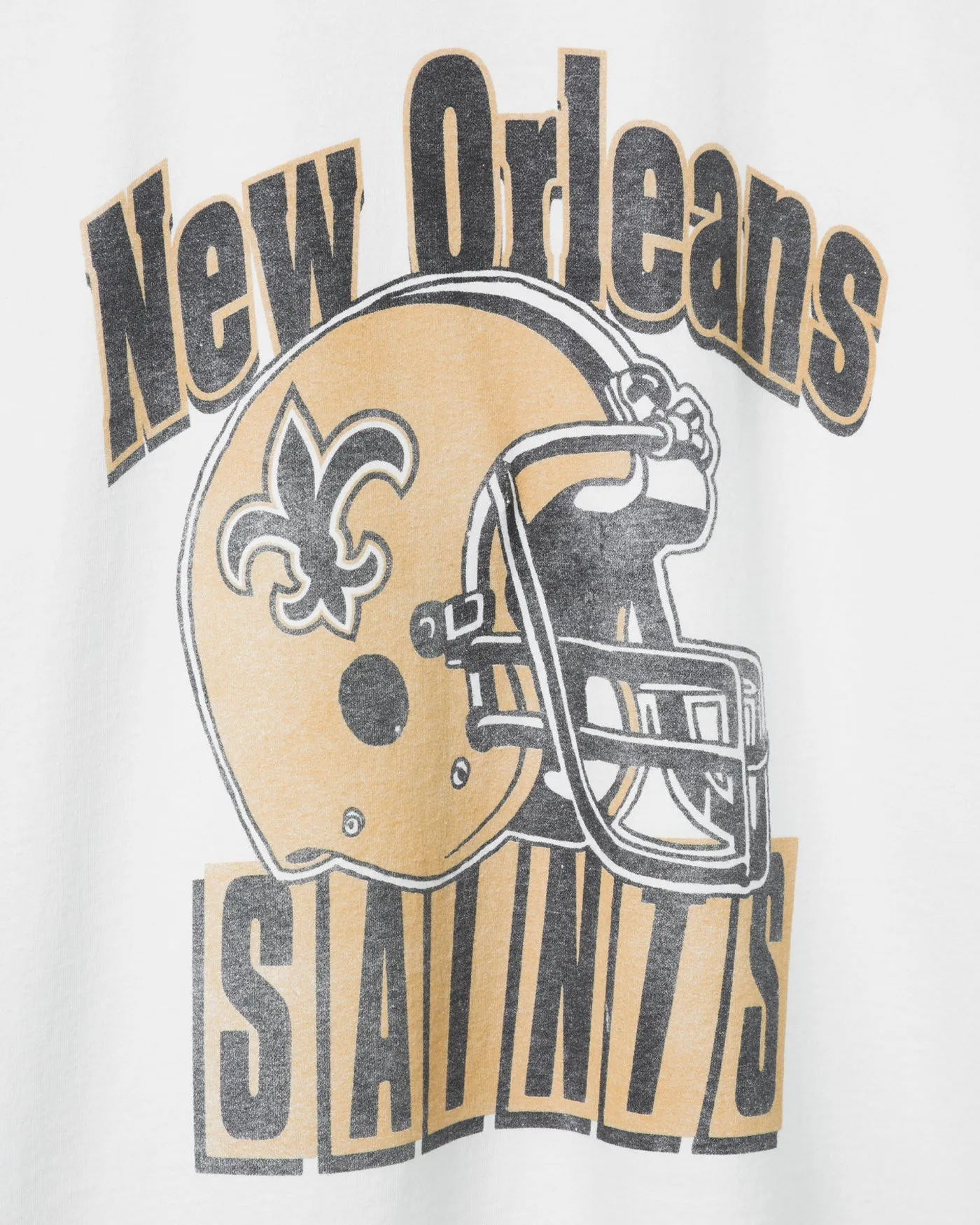 New Orleans Saints Throwback Helmet Flea Market Tee sold by Junk Food Clothing product image thumbnail 3