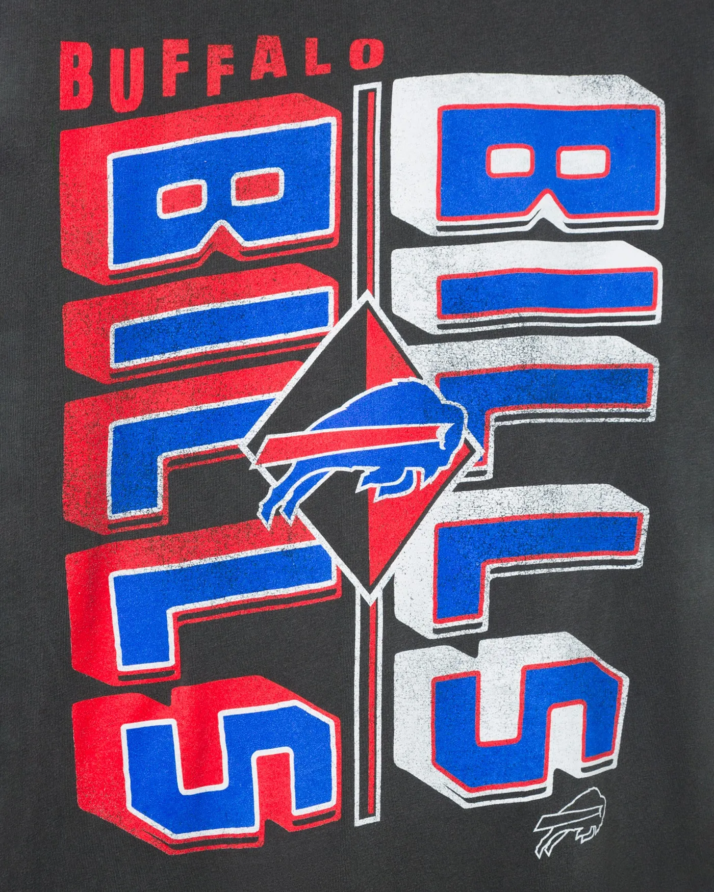 Buffalo Bills Split Vintage Tee sold by Junk Food Clothing product image thumbnail 3