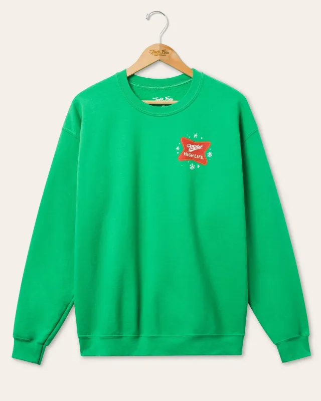 Miller High Life Let it Snow Flea Market Fleece sold by Junk Food Clothing