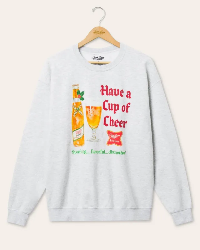 Miller High Life Have a Cup of Cheer Flea Market Fleece sold by Junk Food Clothing