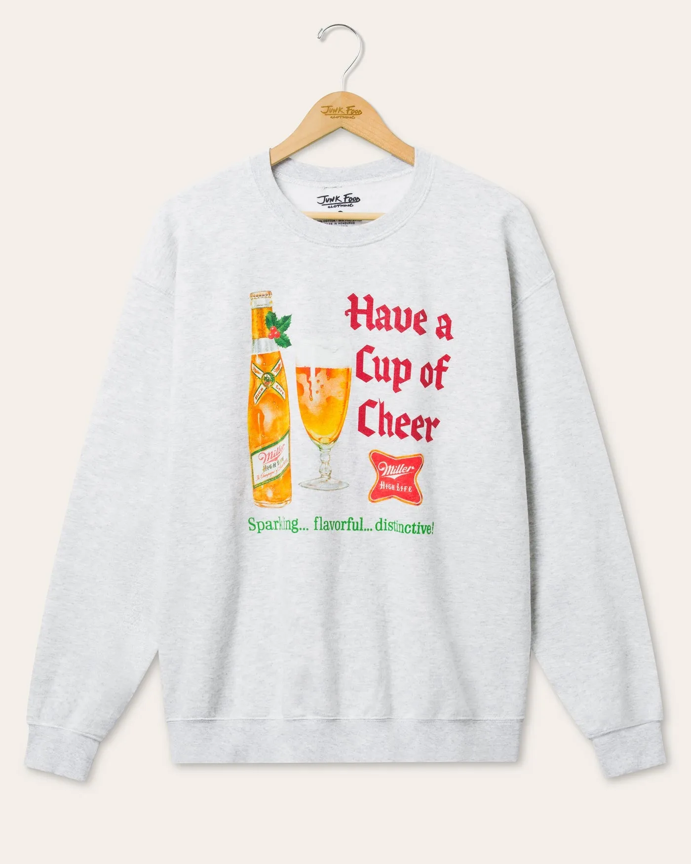 Miller High Life Have a Cup of Cheer Flea Market Fleece sold by Junk Food Clothing