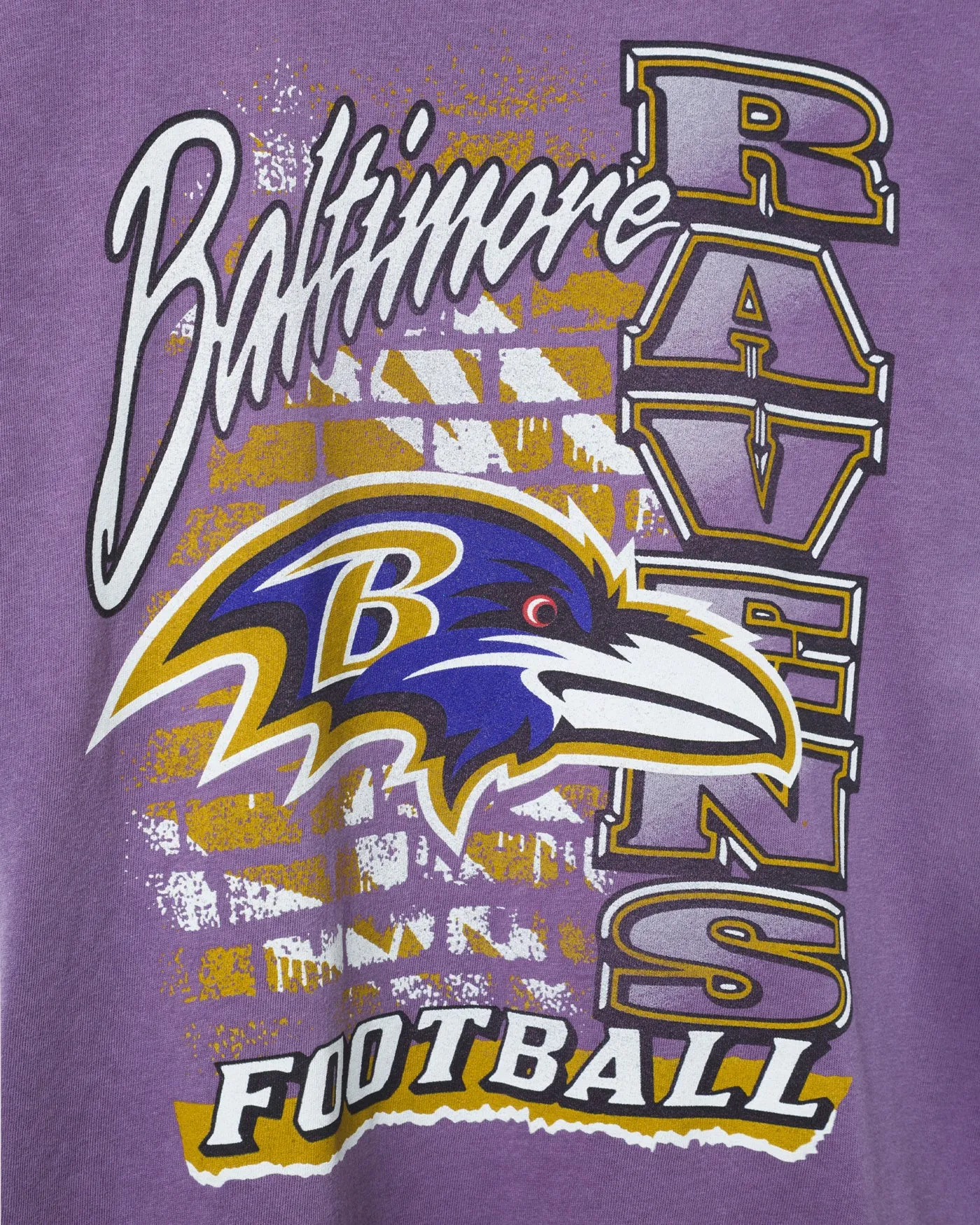 Women's Baltimore Ravens Brick Vintage Tee sold by Junk Food Clothing product image thumbnail 5