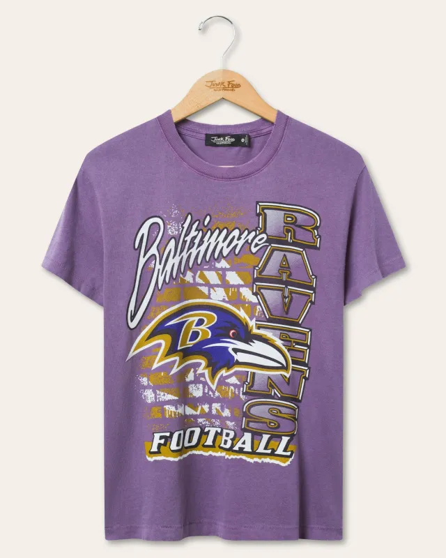 Women's Baltimore Ravens Brick Vintage Tee sold by Junk Food Clothing