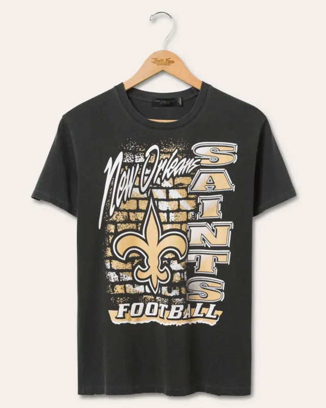 Women's New Orleans Saints Brick Vintage Tee sold by Junk Food Clothing