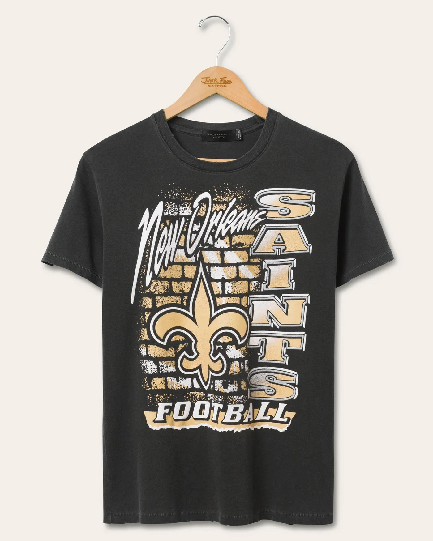 Women's New Orleans Saints Brick Vintage Tee sold by Junk Food Clothing