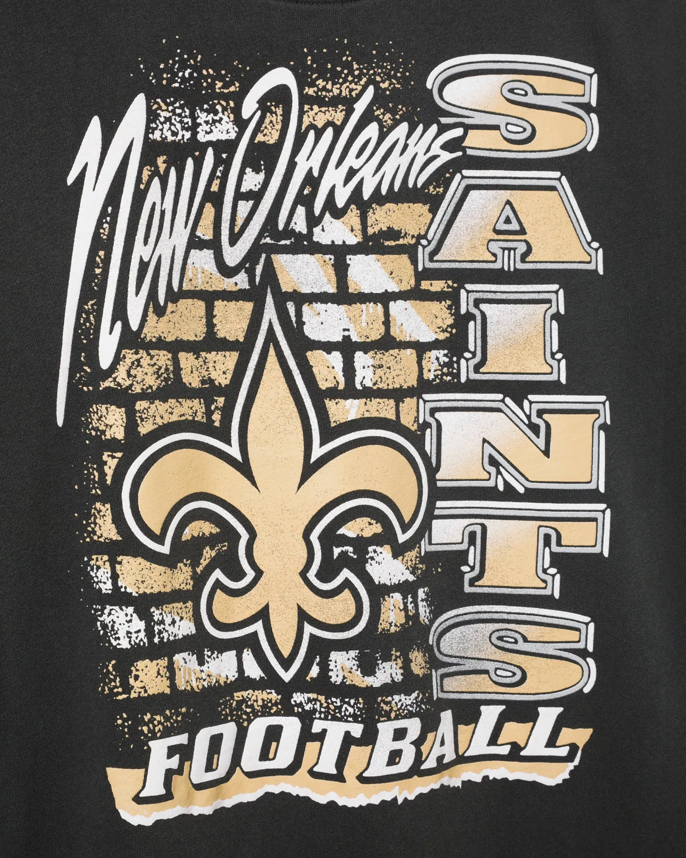 Women's New Orleans Saints Brick Vintage Tee sold by Junk Food Clothing product image thumbnail 3