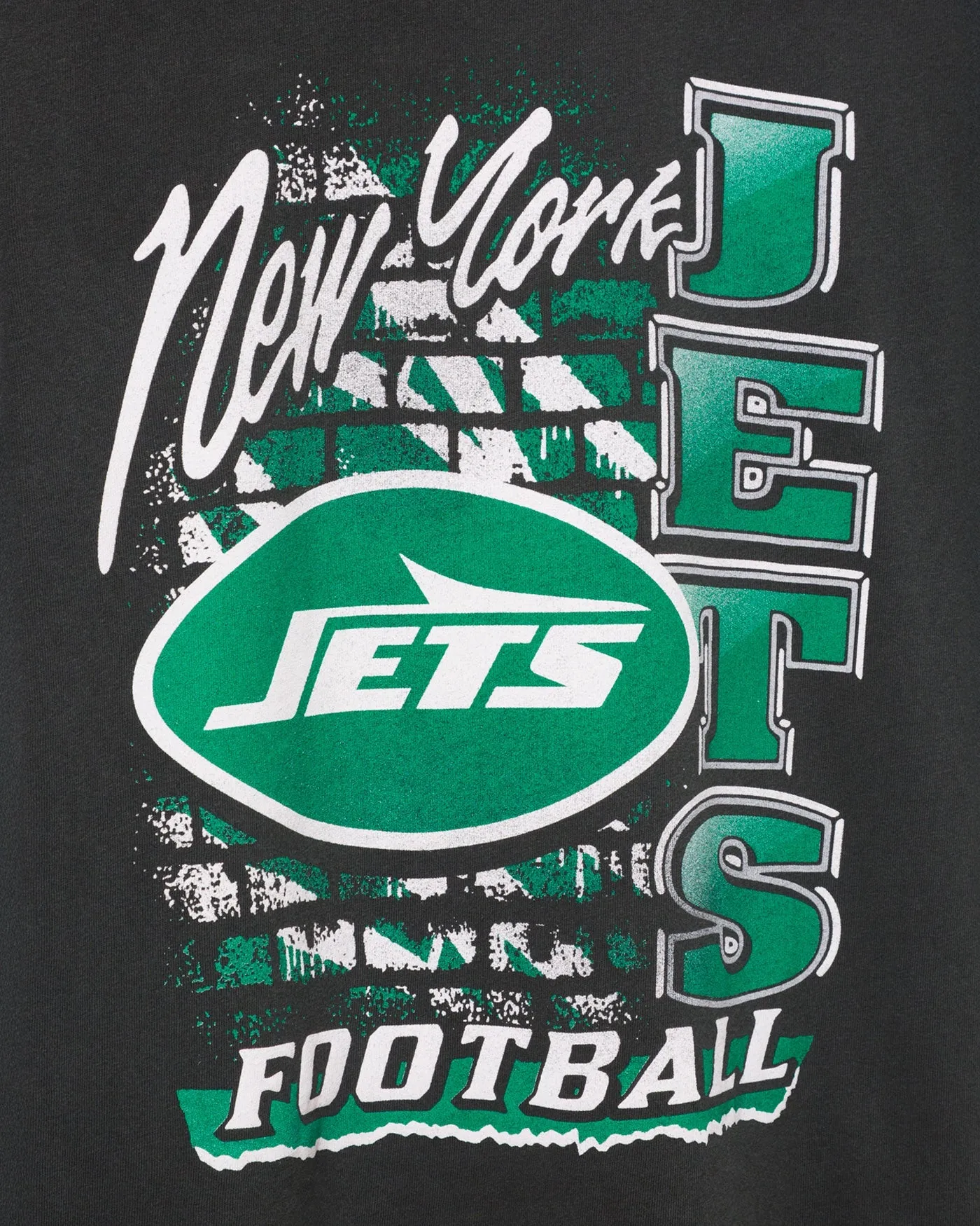 Women's New York Jets Brick Vintage Tee sold by Junk Food Clothing product image thumbnail 3