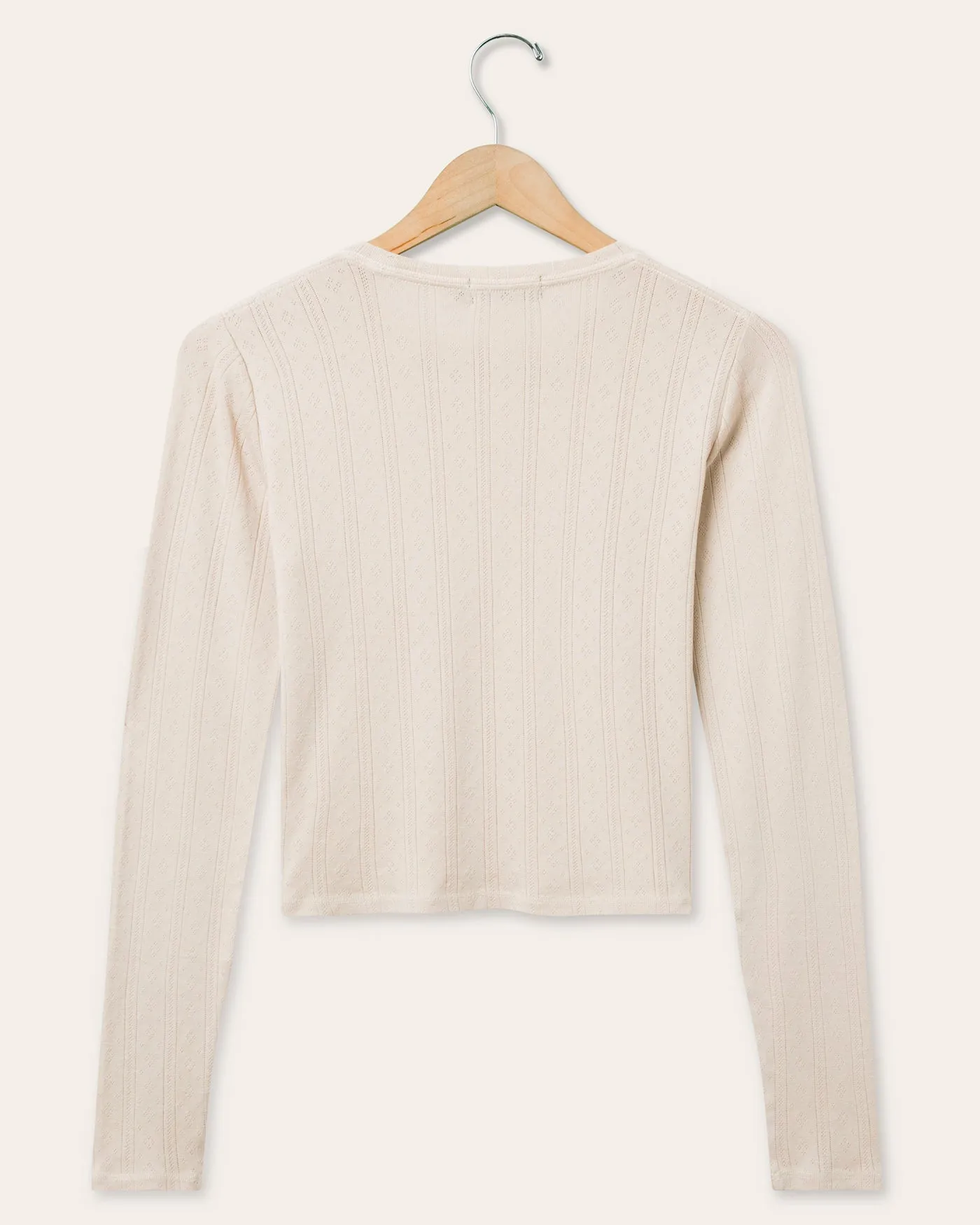 Womens Pointelle Long Sleeve sold by Junk Food Clothing product image thumbnail 2