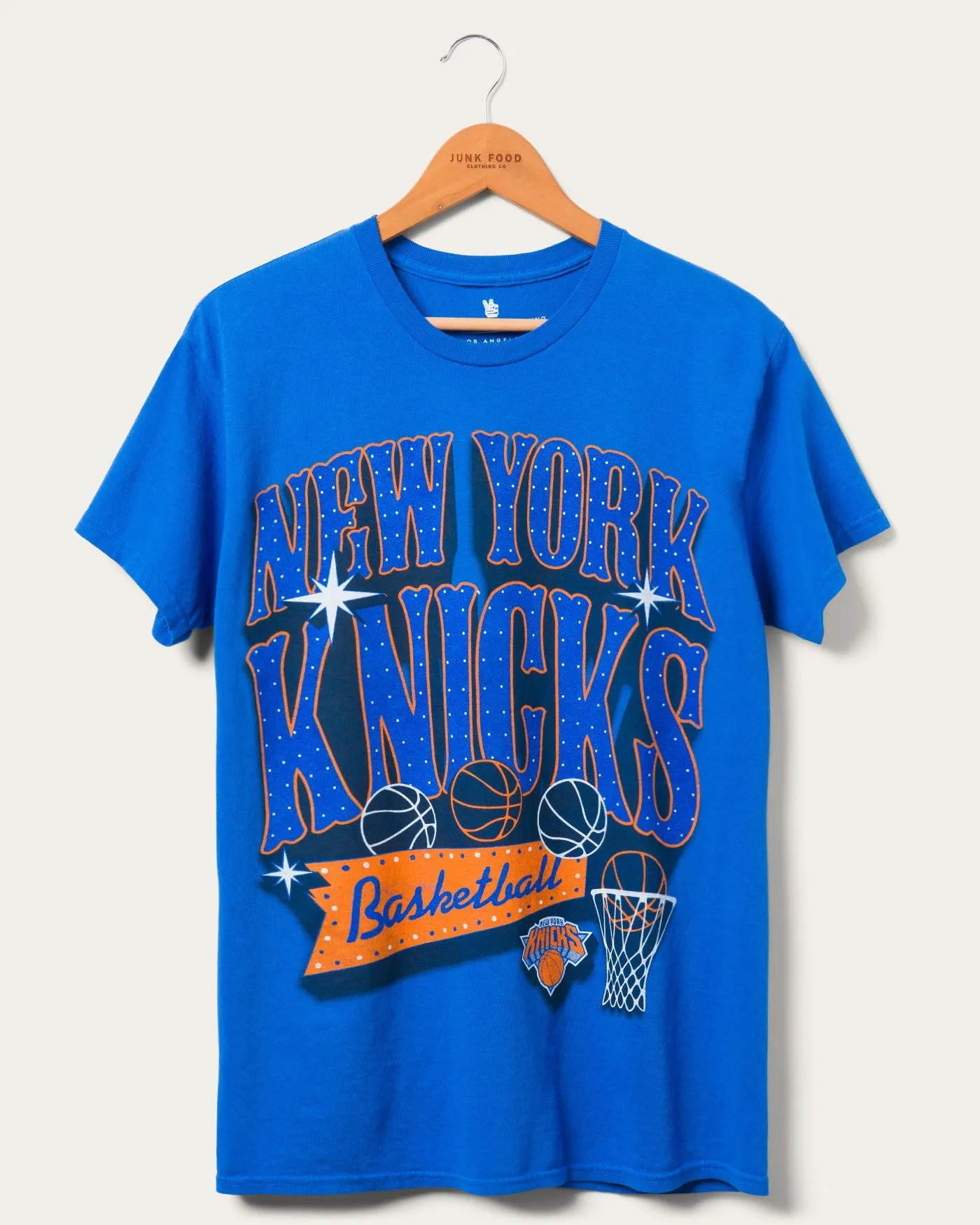 Knicks Bright Lights Tee sold by Junk Food Clothing