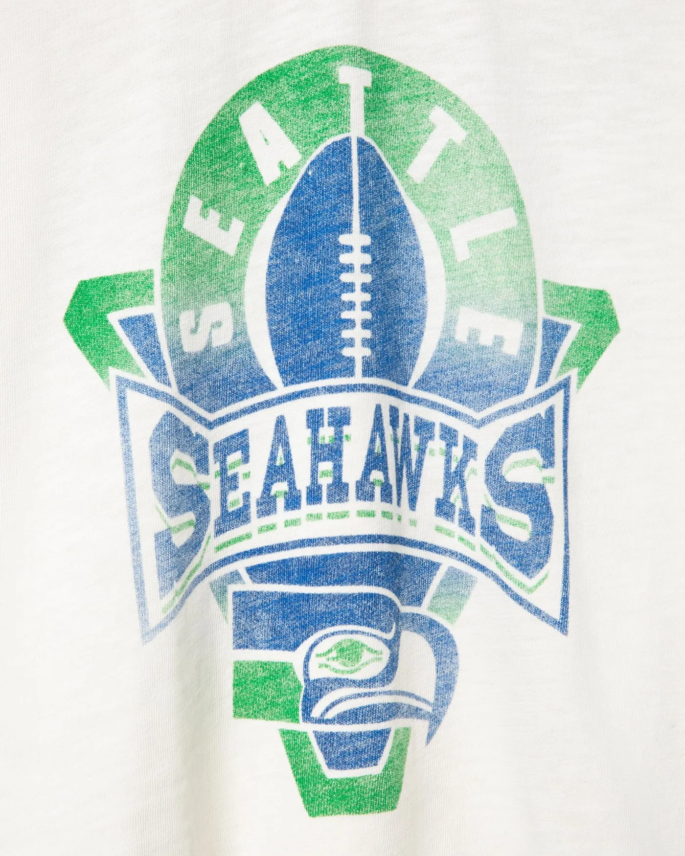 Women's Seattle Seahawks Mock Neck Crop Tee sold by Junk Food Clothing product image thumbnail 3