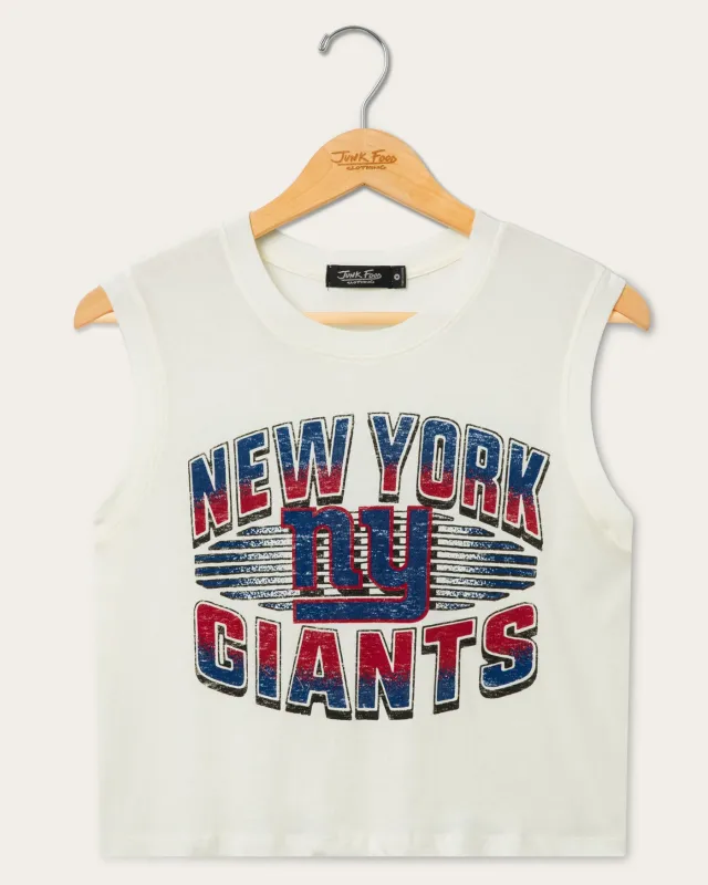Women's New York Giants Tank sold by Junk Food Clothing