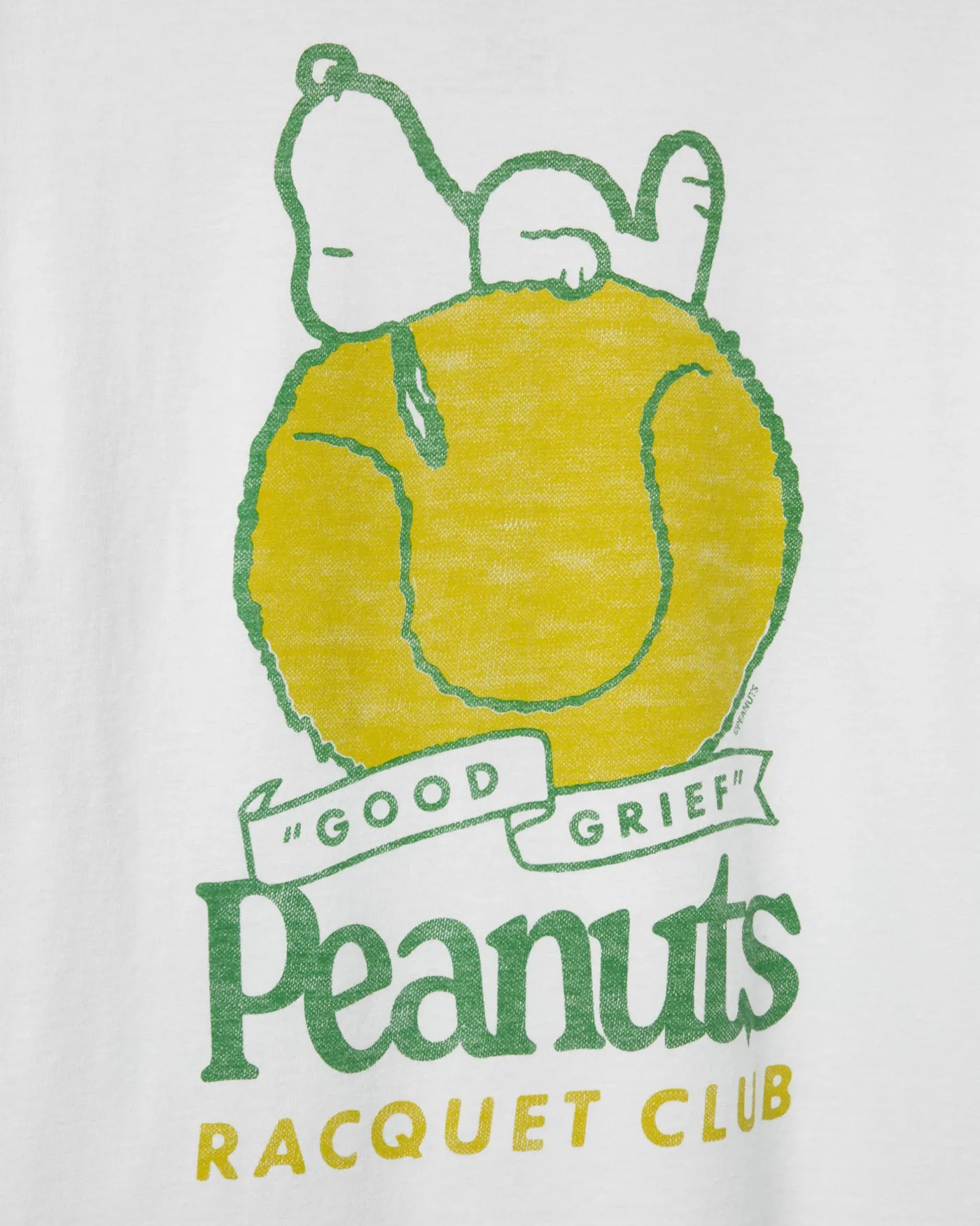 Peanuts Raquetball Club Flea Market Tee sold by Junk Food Clothing product image thumbnail 3