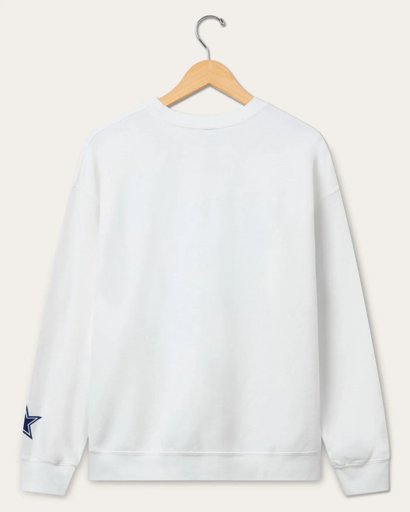 Dallas Cowboys Repeat Bling Flea Market Crew Fleece sold by Junk Food Clothing product image thumbnail 2