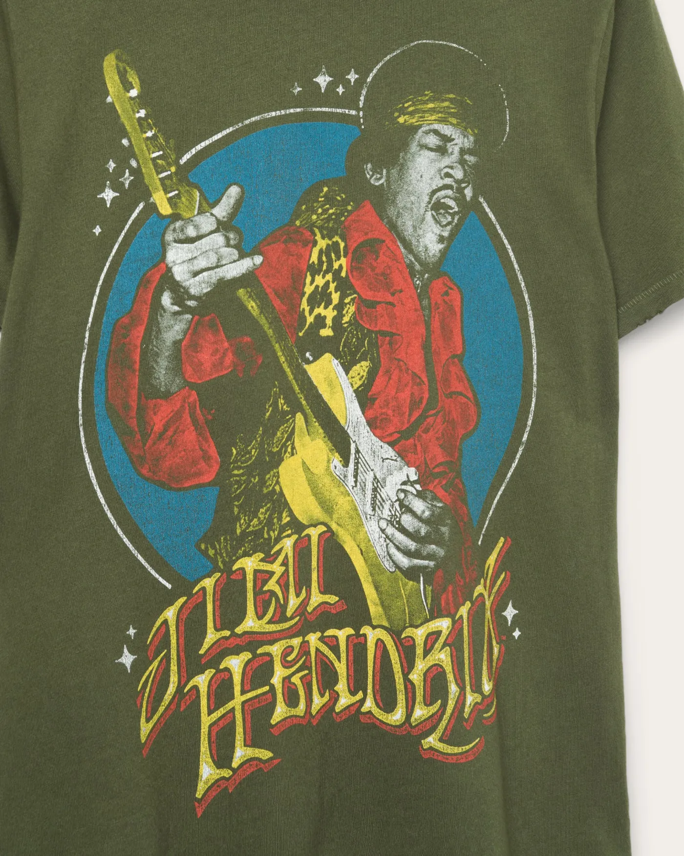 Jimi Hendrix Vintage Tee sold by Junk Food Clothing product image thumbnail 5