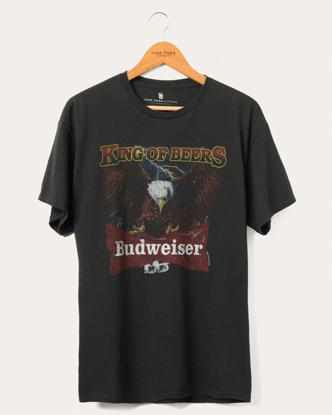 Budweiser King of Beers Flea Market Tee sold by Junk Food Clothing