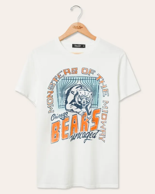 Chicago Bears Uncaged Vintage Tee made by Junk Food Clothing