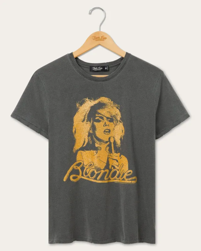 Women's Blondie Glitter Gold Vintage Tee sold by Junk Food Clothing