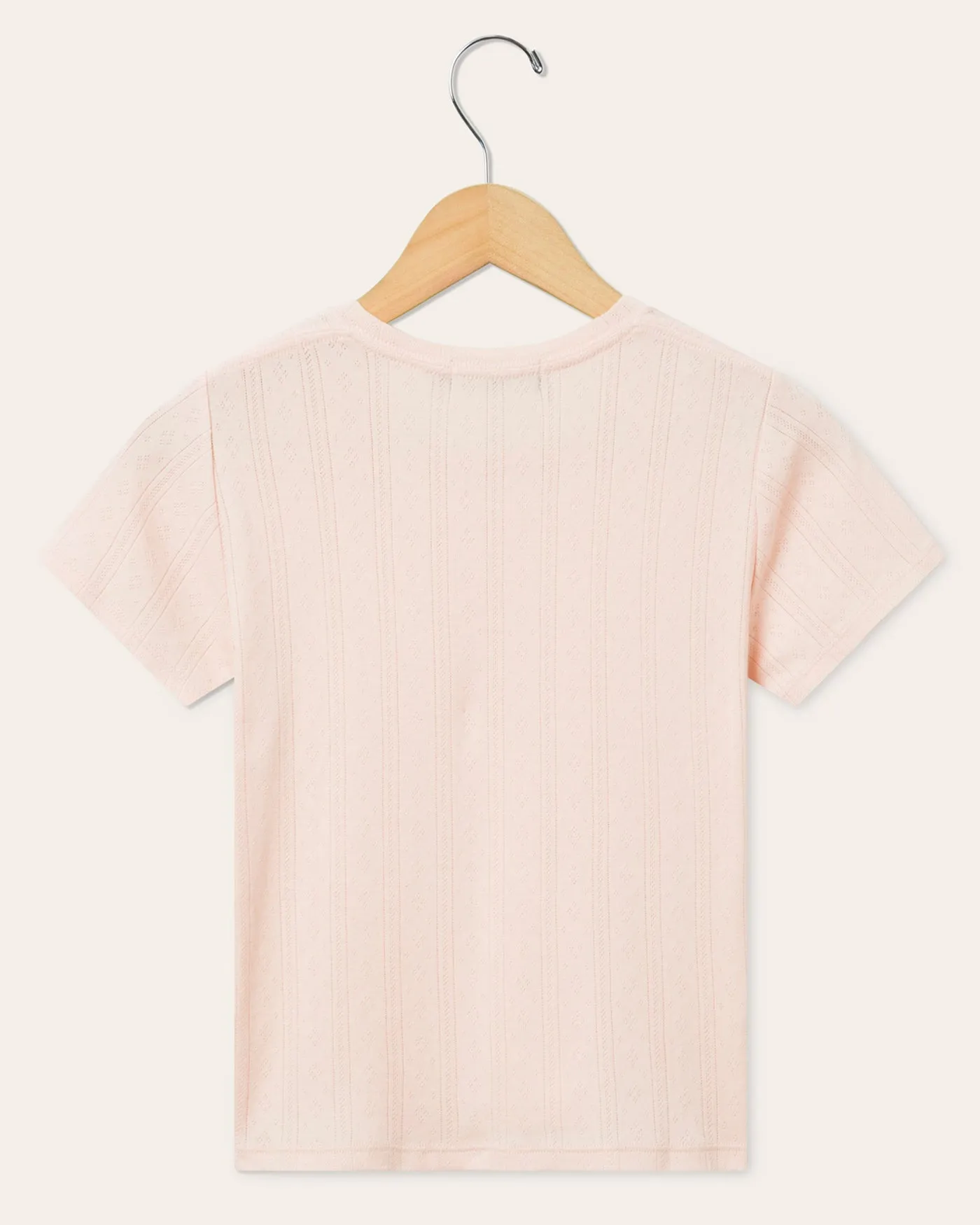 Womens Pointelle Short Sleeve Tee sold by Junk Food Clothing product image thumbnail 2