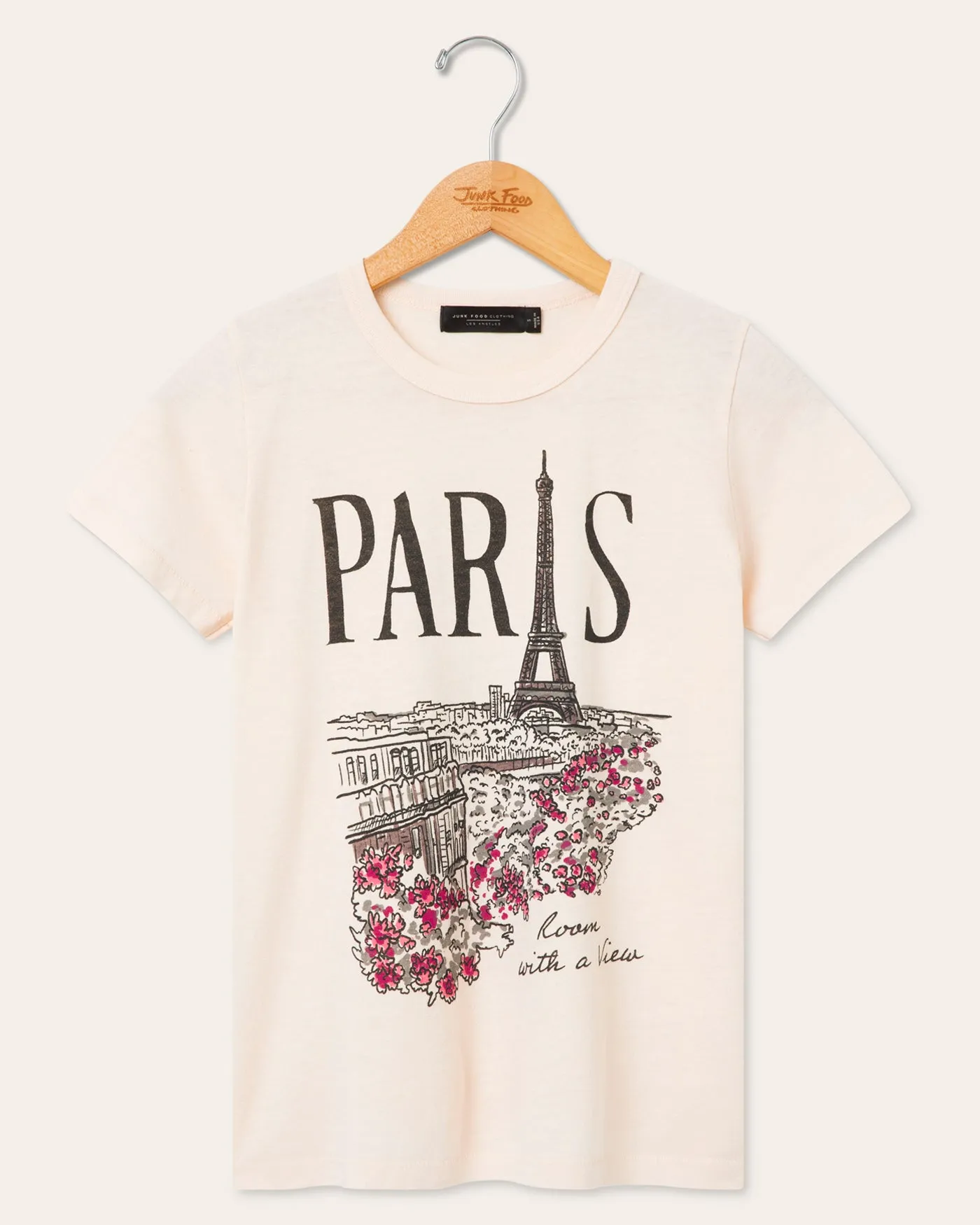 Women's Paris Room With a View Original Tee sold by Junk Food Clothing