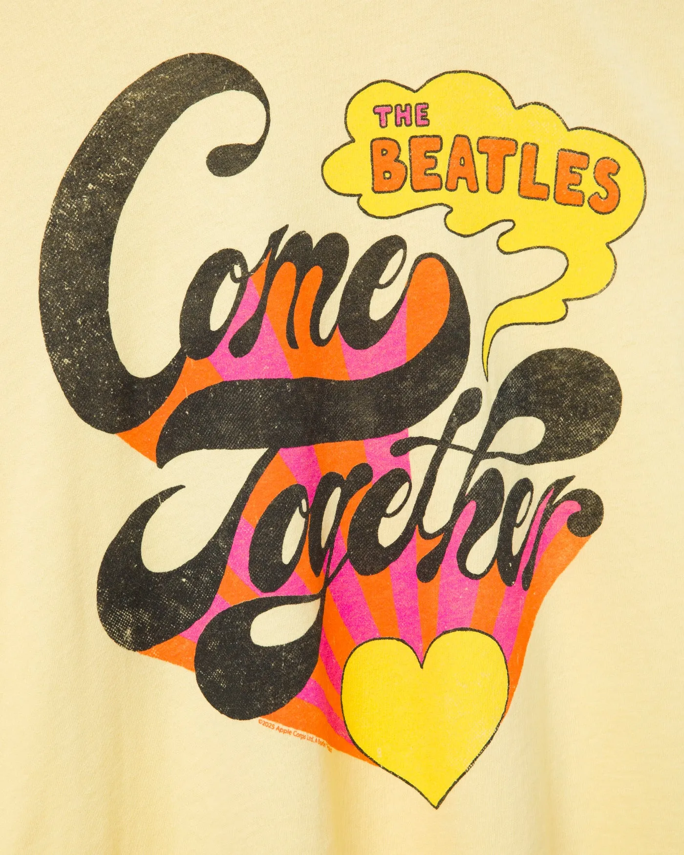 The Beatles Come Together Vintage Tee sold by Junk Food Clothing product image thumbnail 3