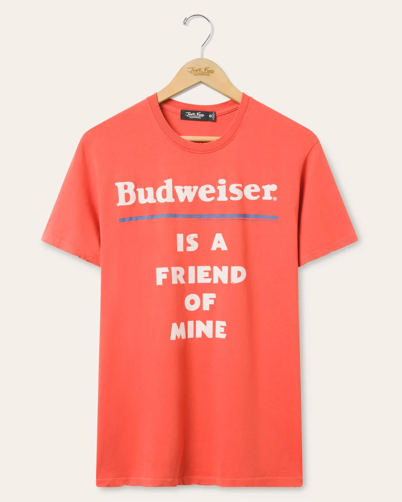 Budweiser is a Friend of Mine Vintage Tee sold by Junk Food Clothing