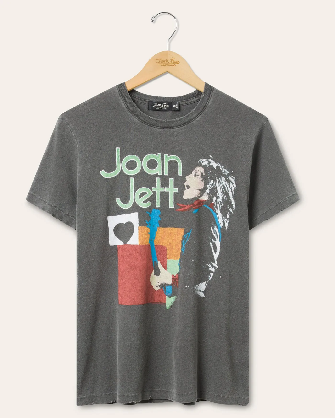 Women's Joan Jett Cherry Bomb Vintage Tee sold by Junk Food Clothing
