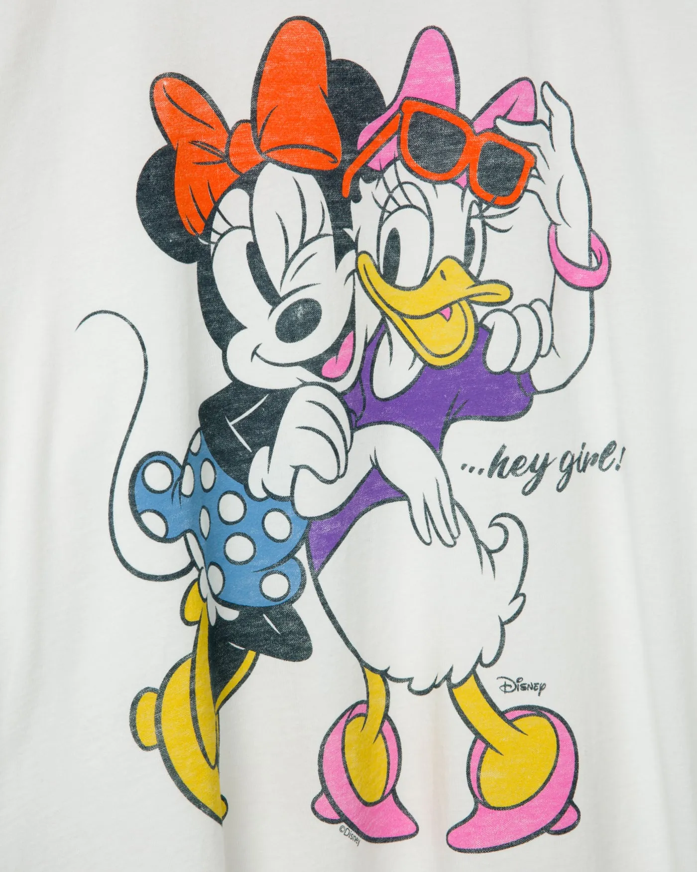 Women's Minnie and Daisy Hey Girl Oversized Tee sold by Junk Food Clothing product image thumbnail 3