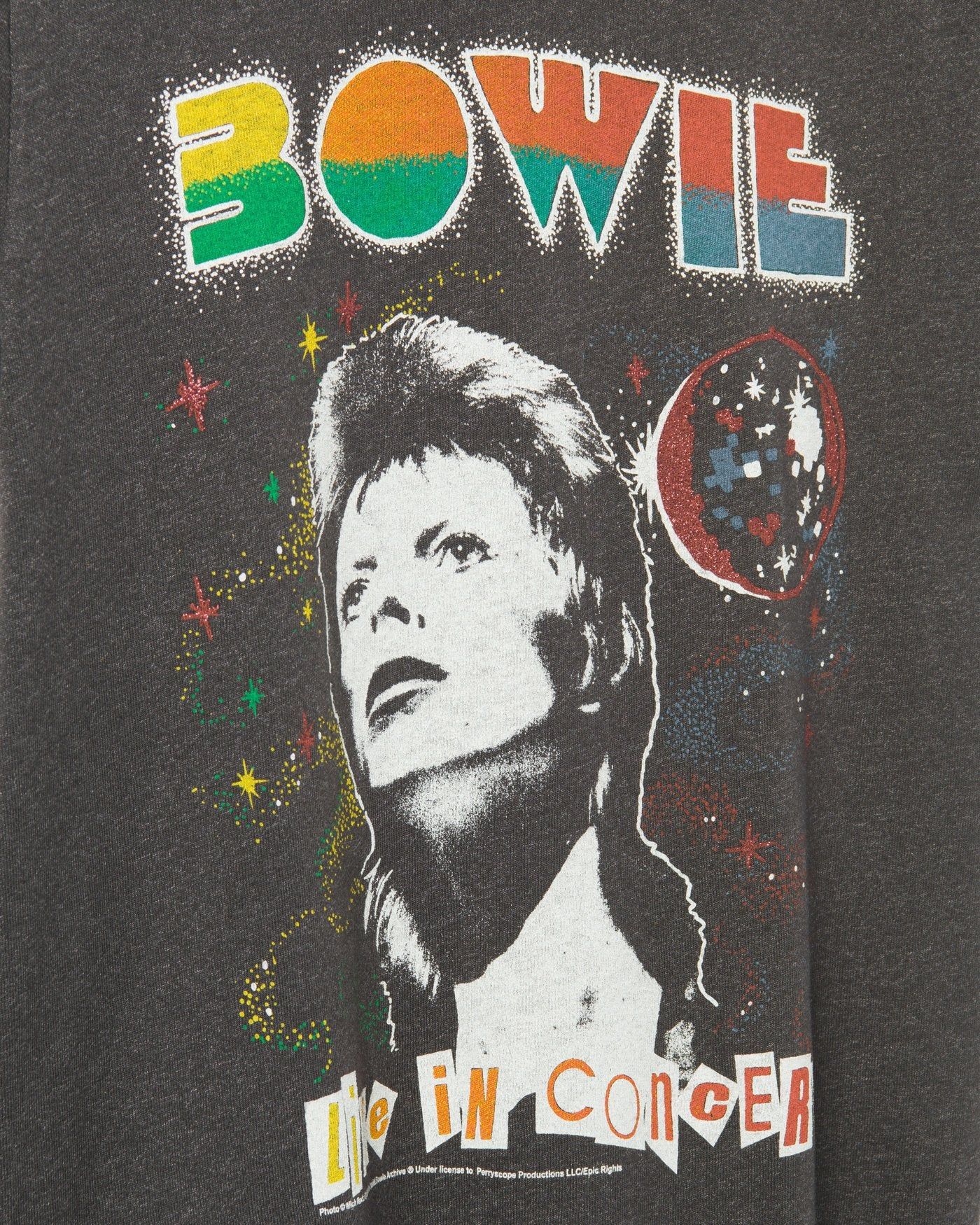 Women's David Bowie Glam Original Tee sold by Junk Food Clothing product image thumbnail 4