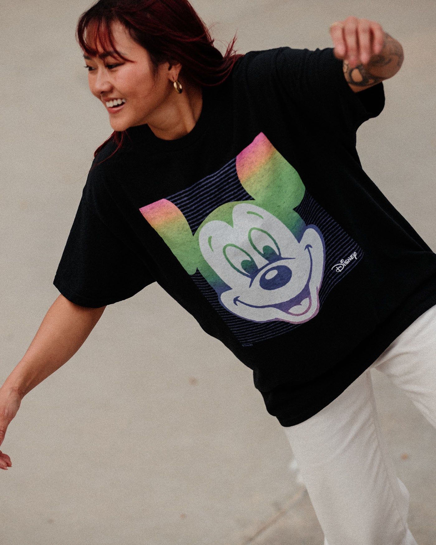 Mickey Mouse Face Flea Market Tee sold by Junk Food Clothing product image thumbnail 4