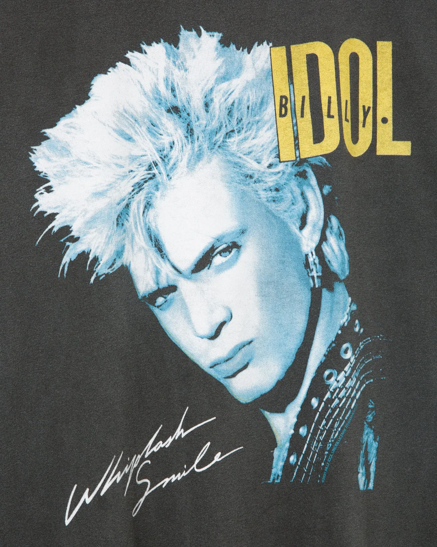Billy Idol 1987 North American Tour Vintage Tee sold by Junk Food Clothing product image thumbnail 3