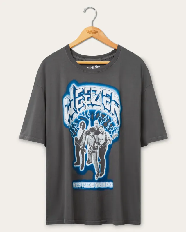 Weezer Westside Weirdos Oversized Tee sold by Junk Food Clothing