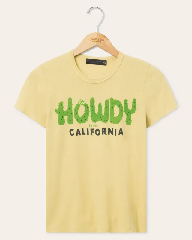 Women's Howdy From California Original Tee made by Junk Food Clothing