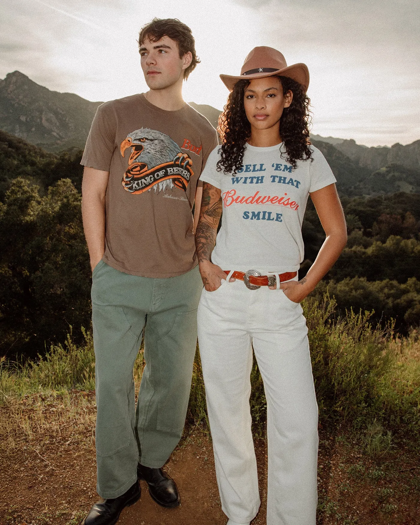 Women's Sell 'Em With That Budweiser Smile Original Tee sold by Junk Food Clothing product image thumbnail 2