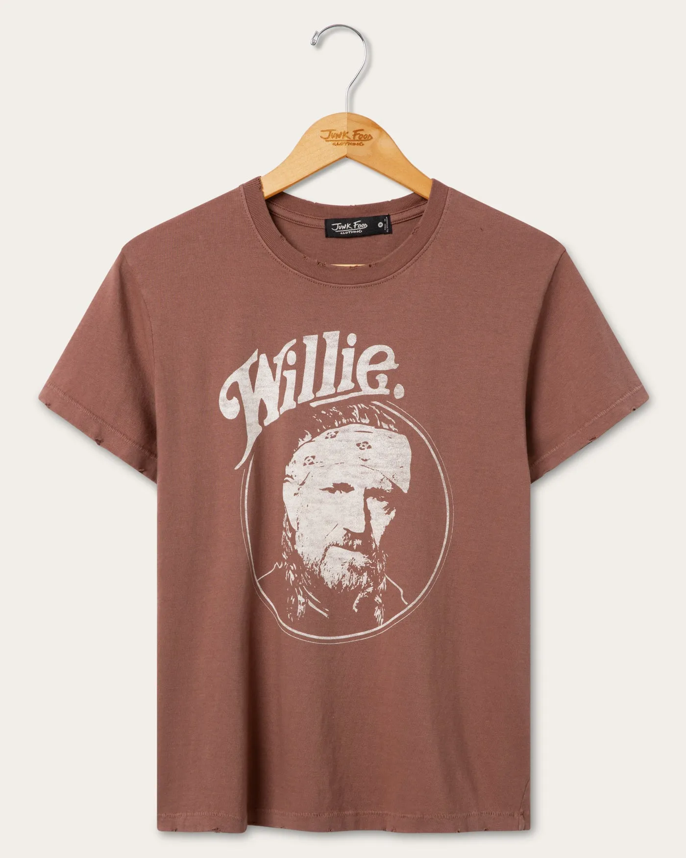 Women's Willie Nelson and the Family Vintage Tee sold by Junk Food Clothing