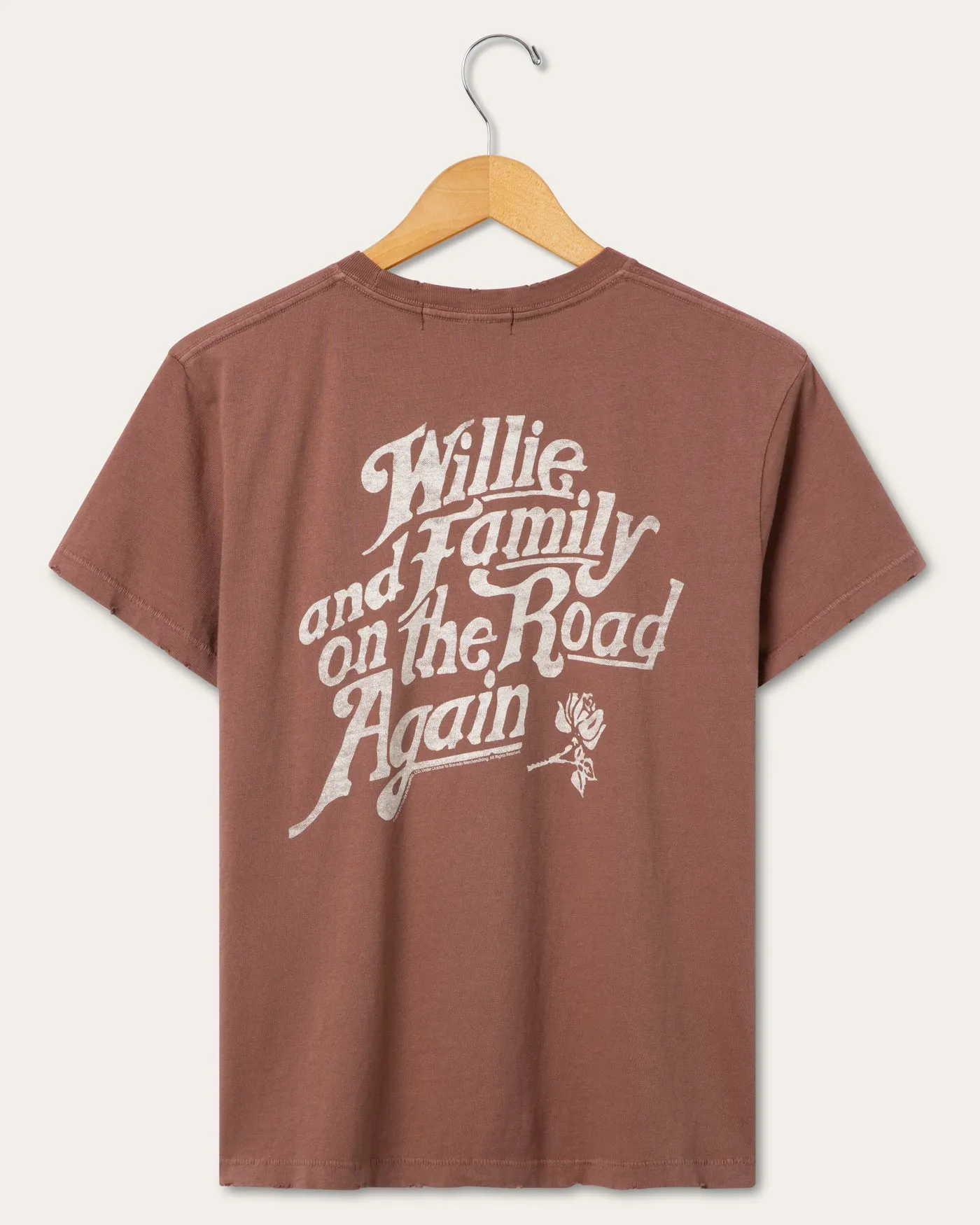 Women's Willie Nelson and the Family Vintage Tee sold by Junk Food Clothing product image thumbnail 4