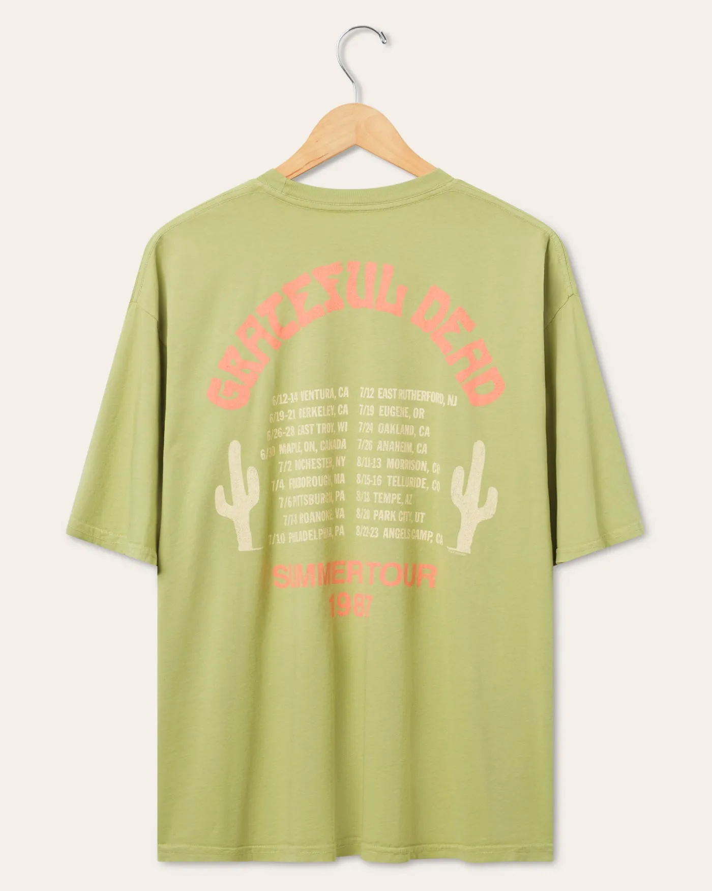 Grateful Dead 1987 Summer Tour Oversized Tee sold by Junk Food Clothing product image thumbnail 3