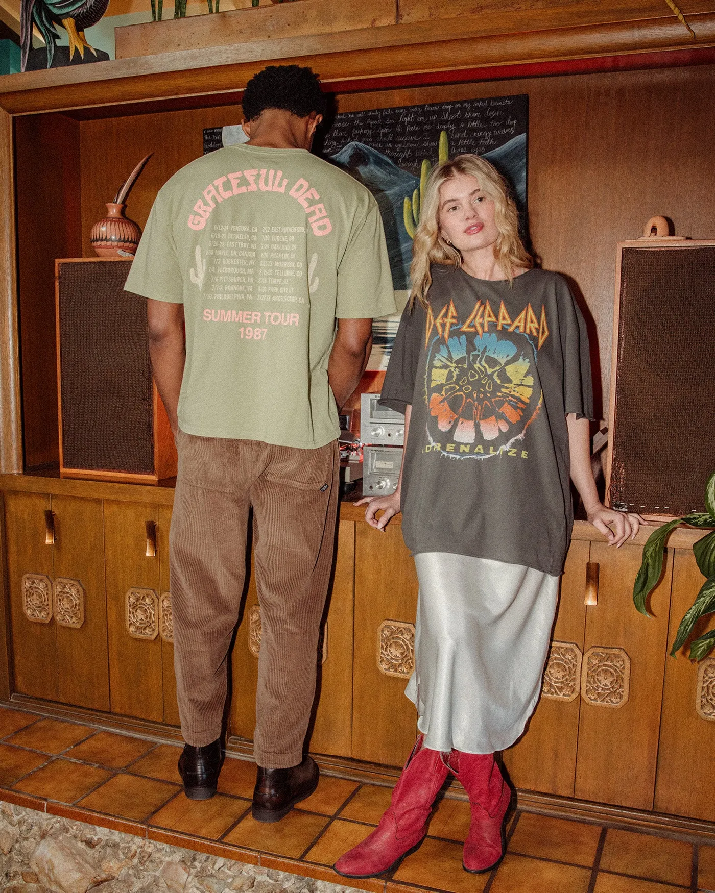 Def Leppard Adrenalize Biggie Tee sold by Junk Food Clothing product image thumbnail 2