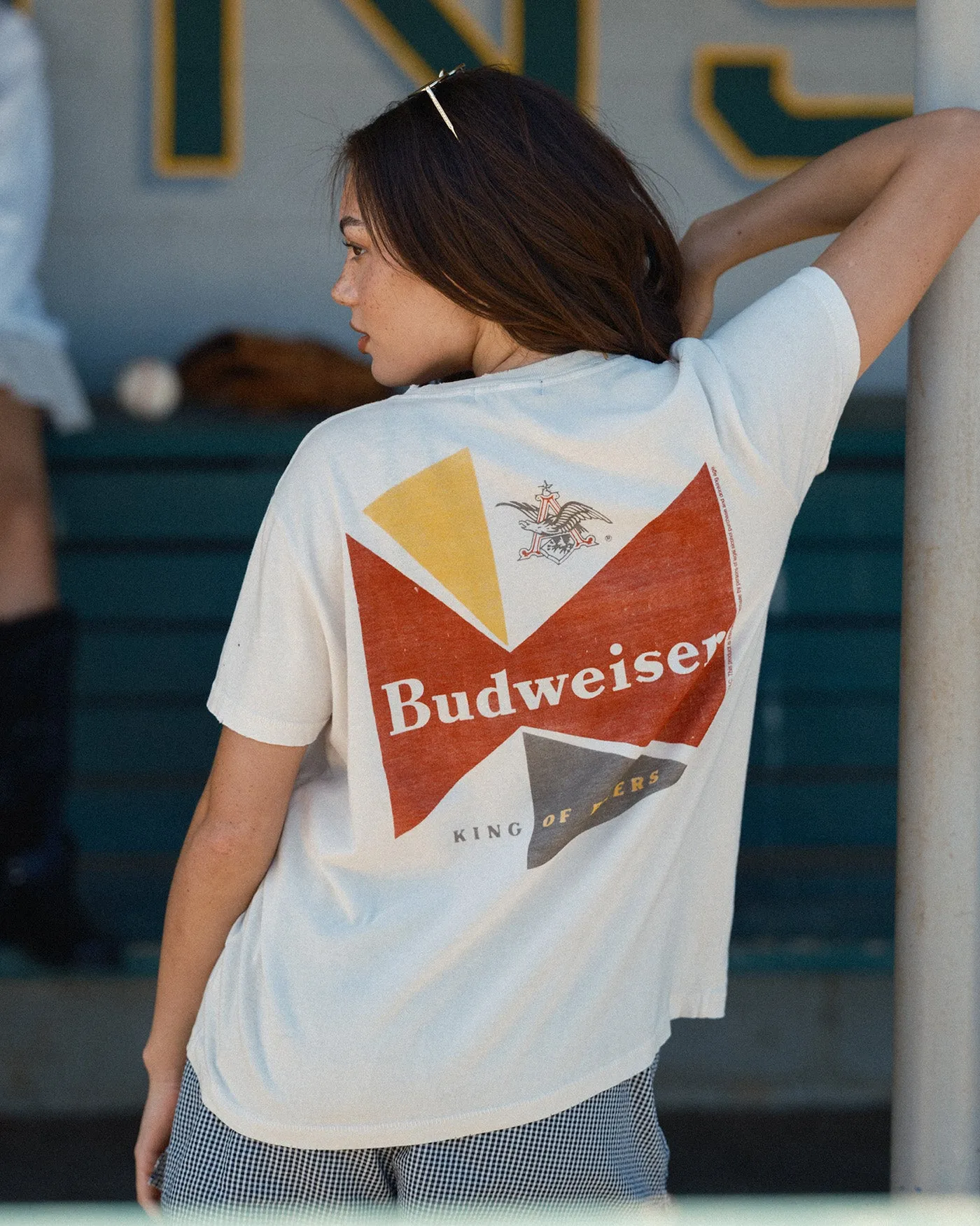 Women's Budweiser Shapes Vintage Destroy Tee sold by Junk Food Clothing product image thumbnail 2