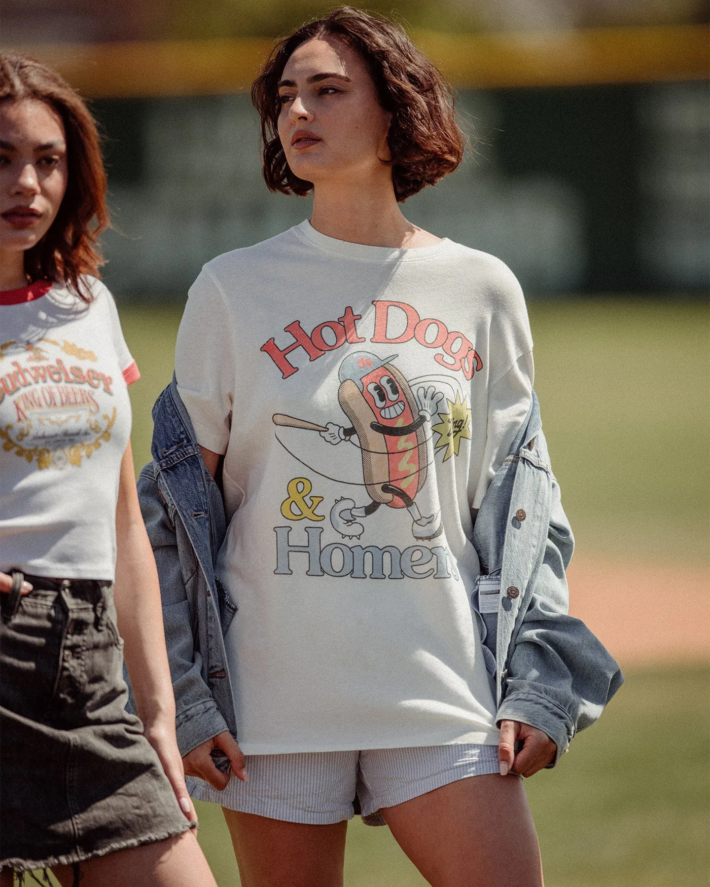 Hot Dogs and Homers Vintage Tee sold by Junk Food Clothing product image thumbnail 2