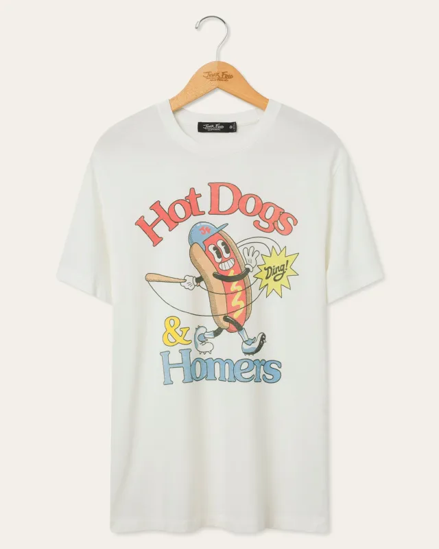 Hot Dogs and Homers Vintage Tee made by Junk Food Clothing