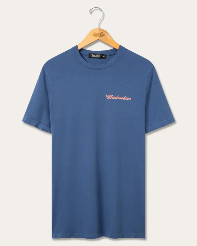 Budweiser Baseball Bats Vintage Tee made by Junk Food Clothing