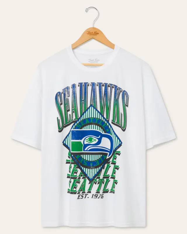Seattle Seahawks Oversized Tee made by Junk Food Clothing