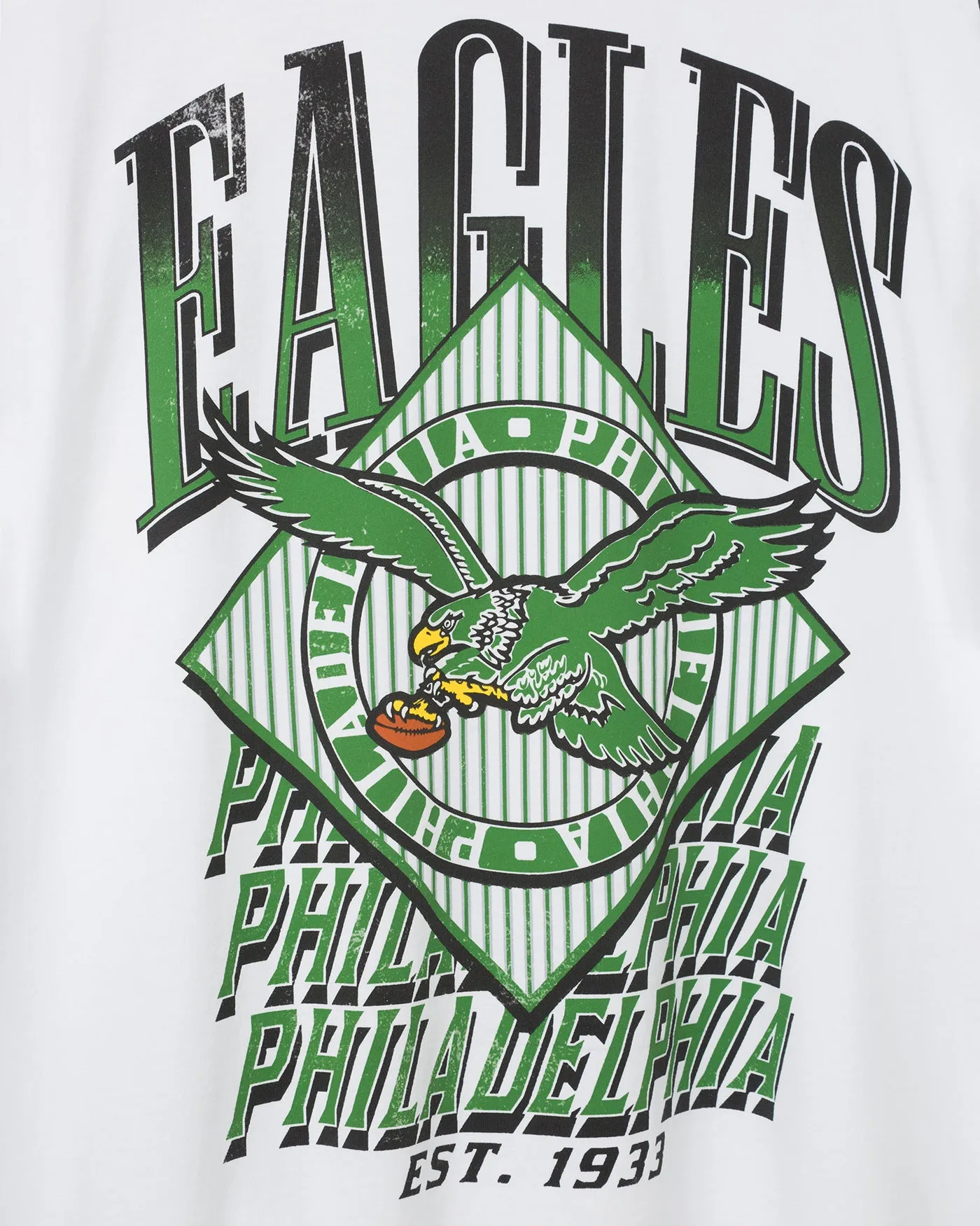 Philadelphia Eagles Oversized Tee sold by Junk Food Clothing product image thumbnail 3