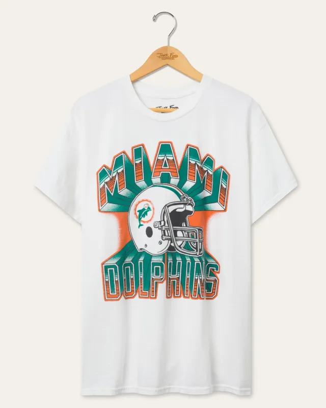 Miami Dolphins Heroic Tee made by Junk Food Clothing