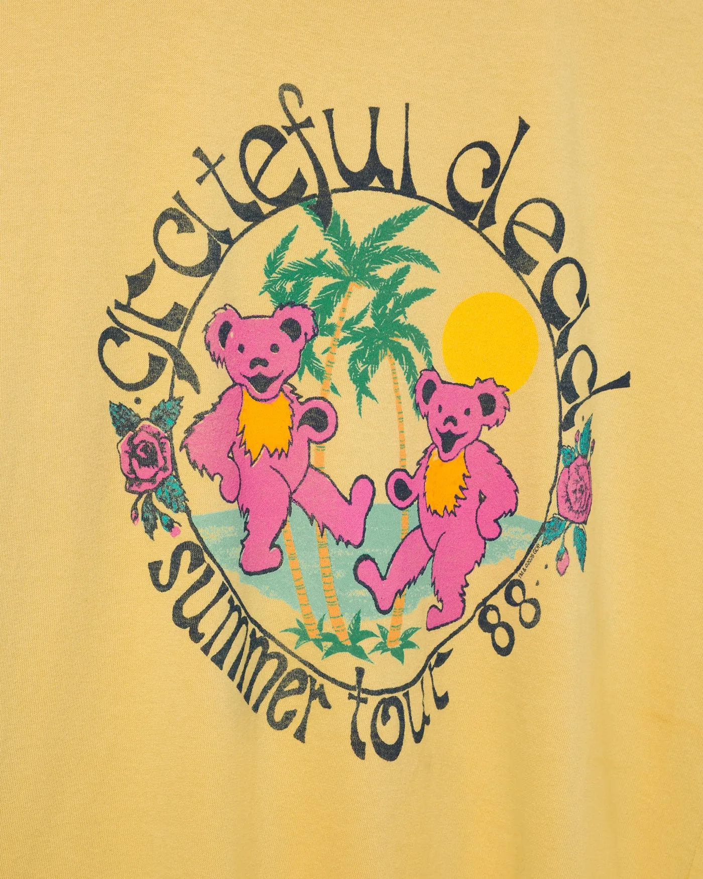 Women's Grateful Dead 1988 Summer Tour Vintage Tee sold by Junk Food Clothing product image thumbnail 3
