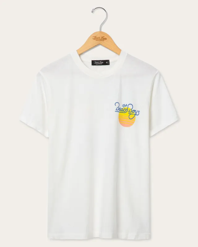Women's The Beach Boys Palm and Waves Vintage Tee made by Junk Food Clothing